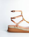Sandalias Vesta Cuña Natural 4 - cuchy.es