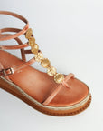Sandalias Vesta Cuña Natural 4 - cuchy.es