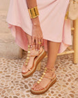 Sandalias Vesta Cuña Natural 4 - cuchy.es