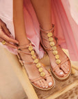 Sandalias Vesta Cuña Natural 4 - cuchy.es