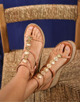 Sandalias Vesta Cuña Natural 7 - cuchy.es