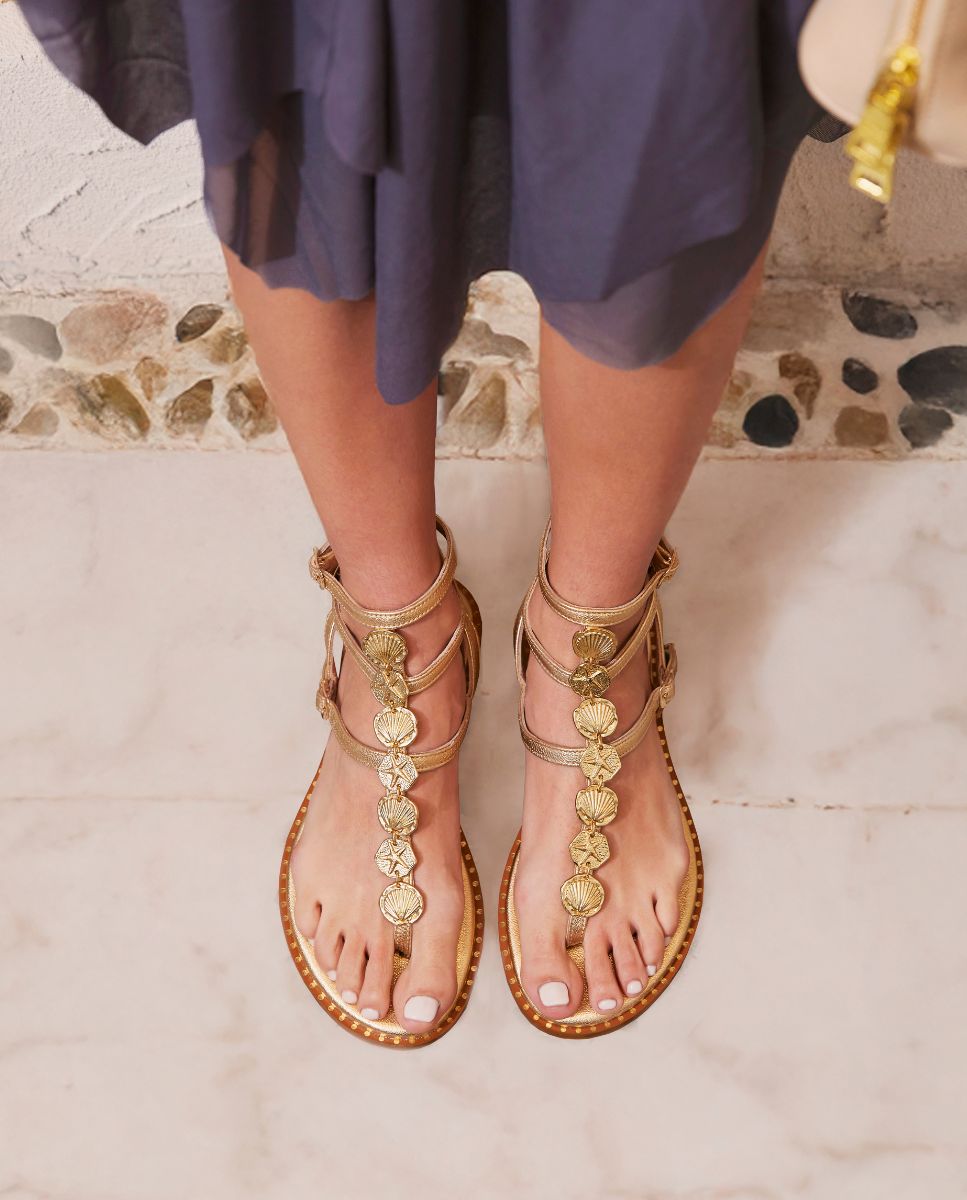Sandalias Vesta Gold - cuchy.es