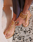 Sandalias Vesta Gold - cuchy.es