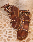 Sandalias Vira Cuña Choco 7 - cuchy.es