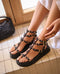 Sandalias Vira Plataforma BIO Black - cuchy.es