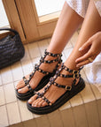 Sandalias Vira Plataforma BIO Black - cuchy.es