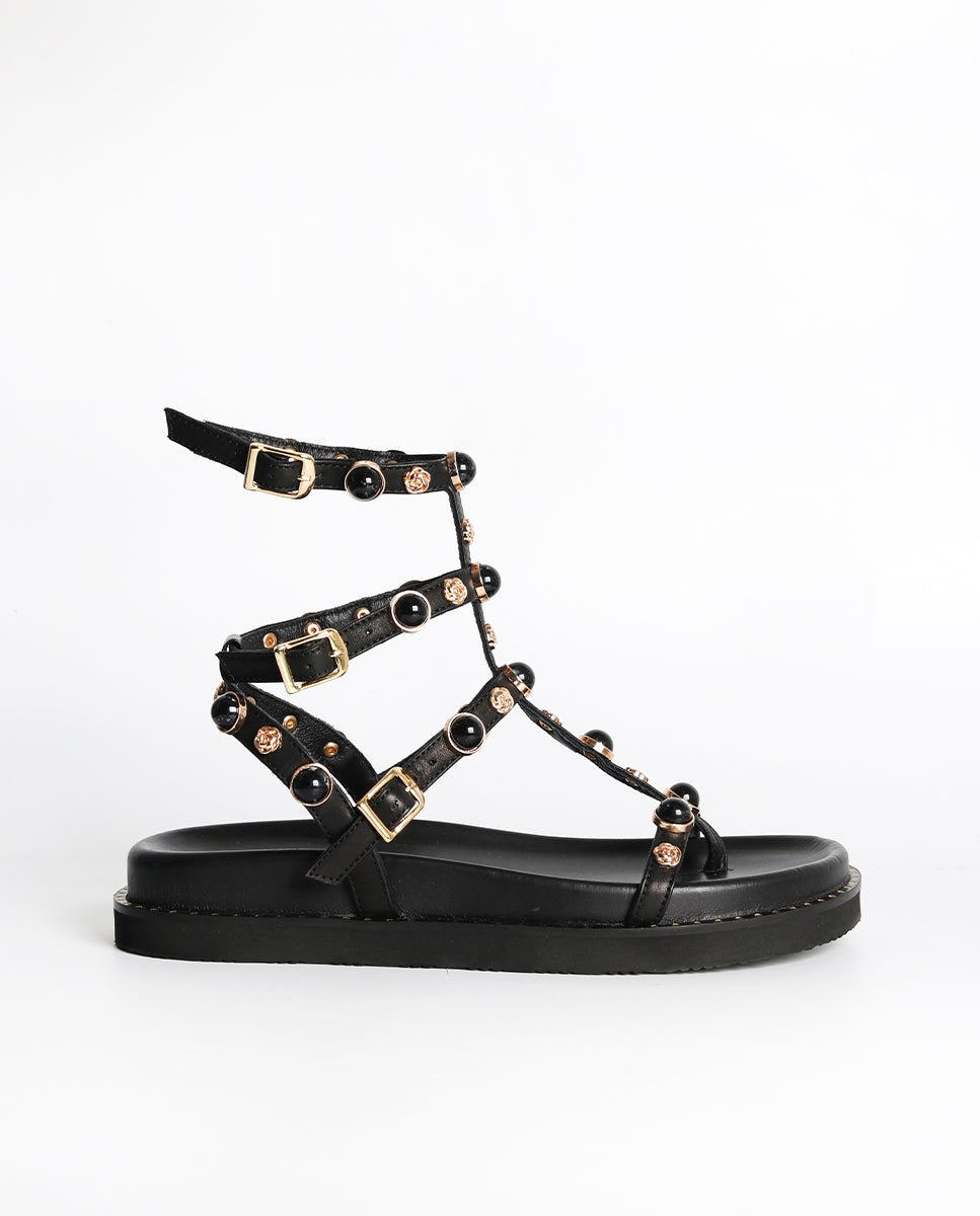 Sandalias Vira Plataforma BIO Black - cuchy.es