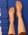 Sandalias Zeia Plataforma Bio Natural - cuchy.es