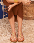 Sandalias Zeia Plataforma Bio Natural - cuchy.es