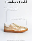Sneaker Pandora Gold - cuchy.es
