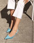 Stiletto de tacón Elle Blue - cuchy.es