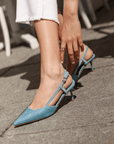 Stiletto de tacón Elle Blue - cuchy.es
