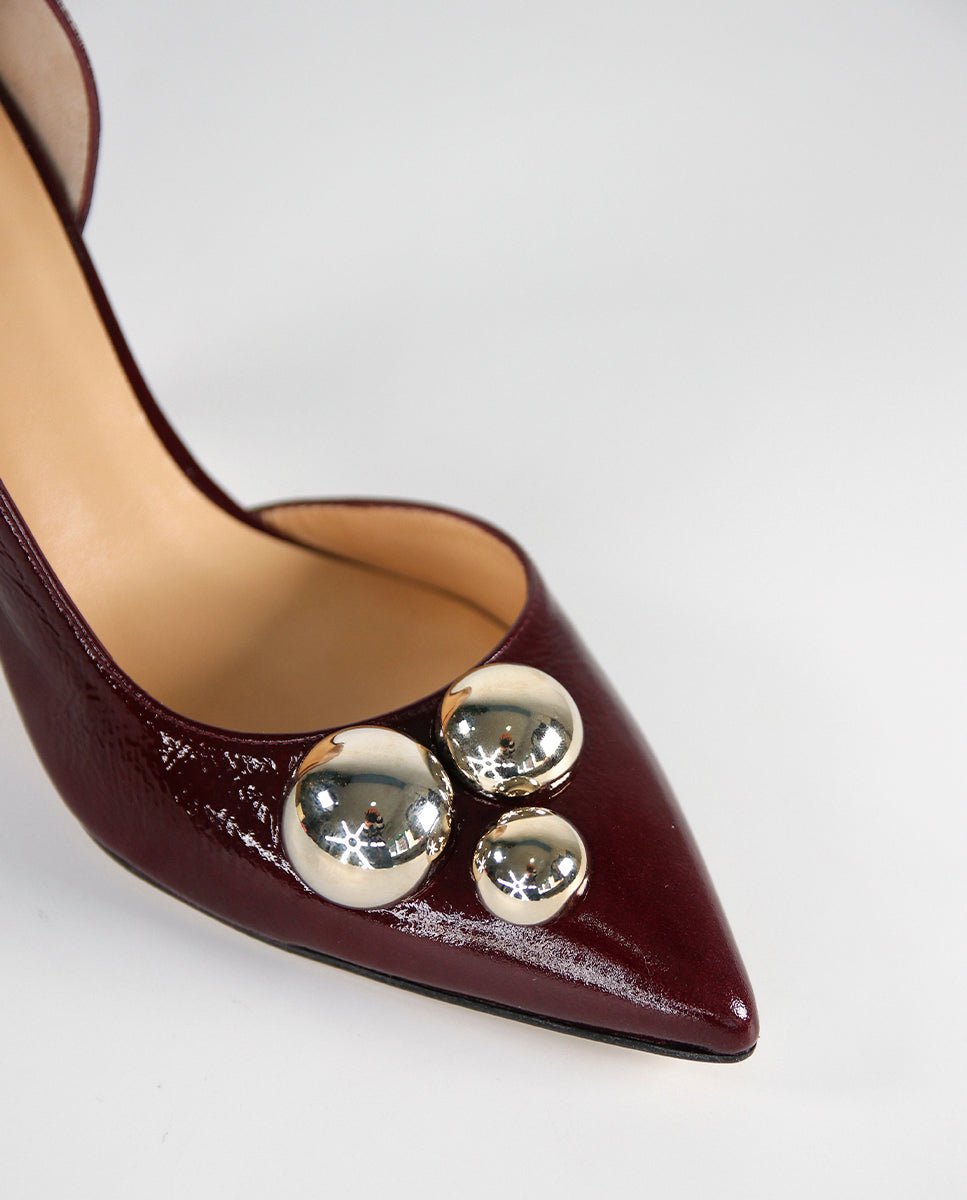 Zapatos de tacón Julieta Burgundy - cuchy.es