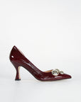 Zapatos de tacón Julieta Burgundy - cuchy.es