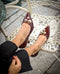 Zapatos de tacón Julieta Burgundy - cuchy.es