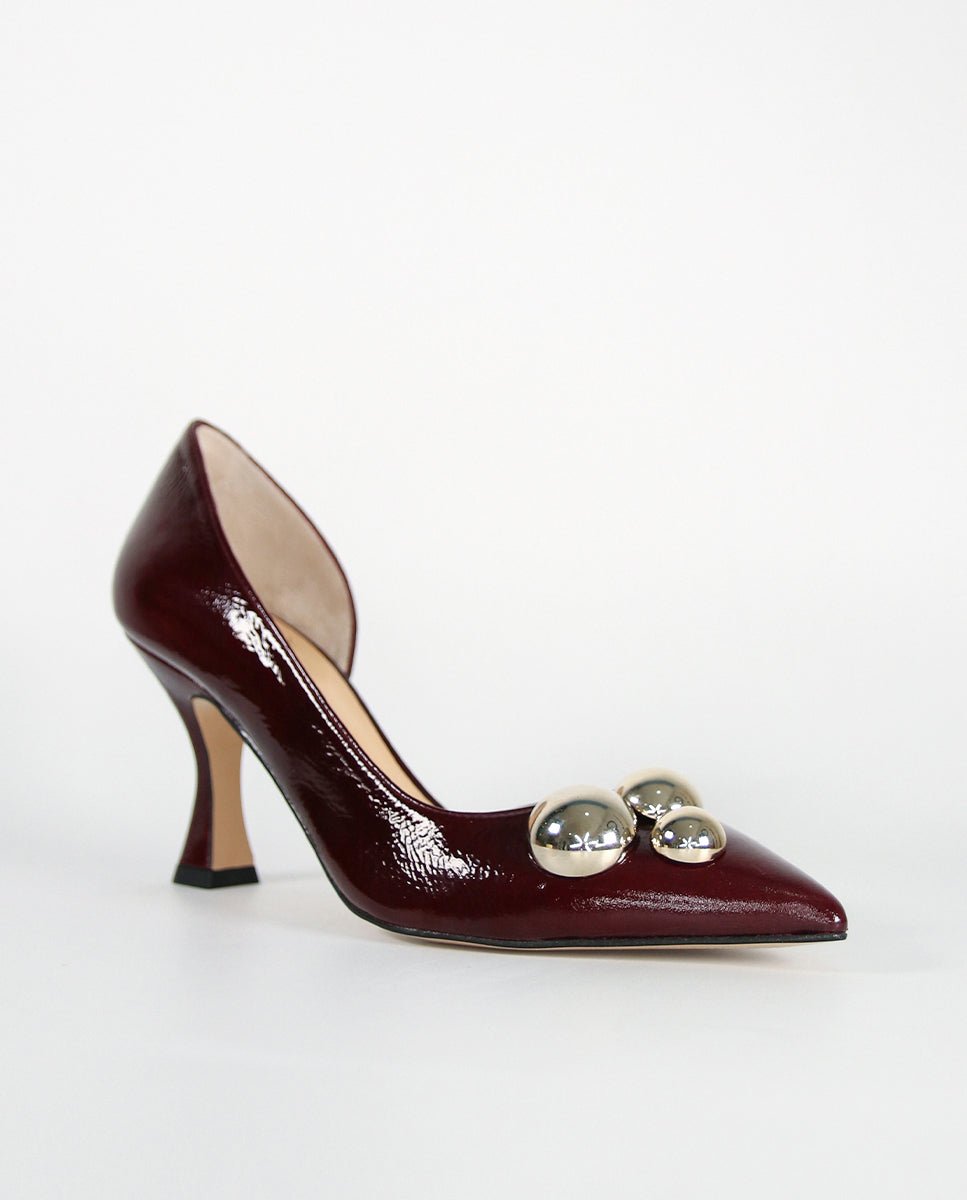 Zapatos de tacón Julieta Burgundy - cuchy.es