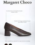 Zapatos de tacón Margaret Choco - cuchy.es