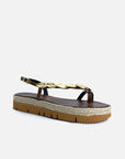 Sandalias Athina plataforma choco - cuchy.es