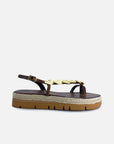 Sandalias Athina plataforma choco - cuchy.es
