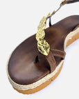 Sandalias Athina plataforma choco - cuchy.es