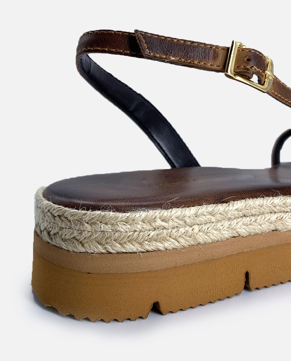 Sandalias Athina plataforma choco - cuchy.es