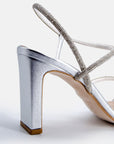 Sandalias de tacón Elma Silver - cuchy.es