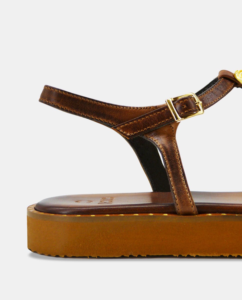 Sandalias Gea Plataforma Choco - cuchy.es