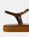 Sandalias Gea Plataforma Choco - cuchy.es