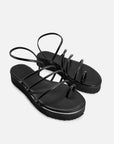 Sandalias Leah Plataforma Black - cuchy.es
