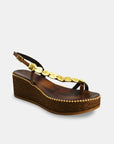 Sandalias Paros Cuña Choco - cuchy.es