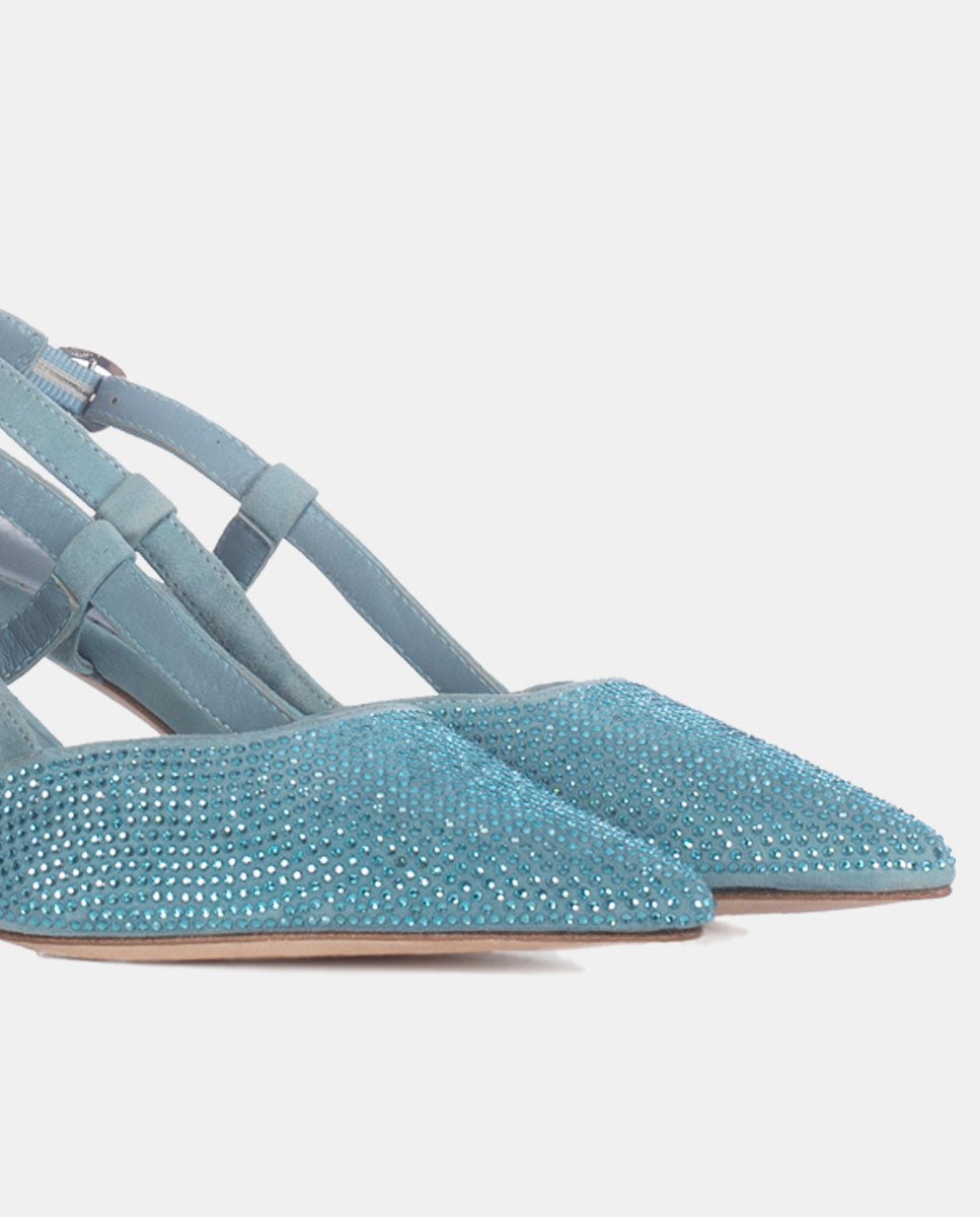 Stiletto de tacón Elle Blue - cuchy.es
