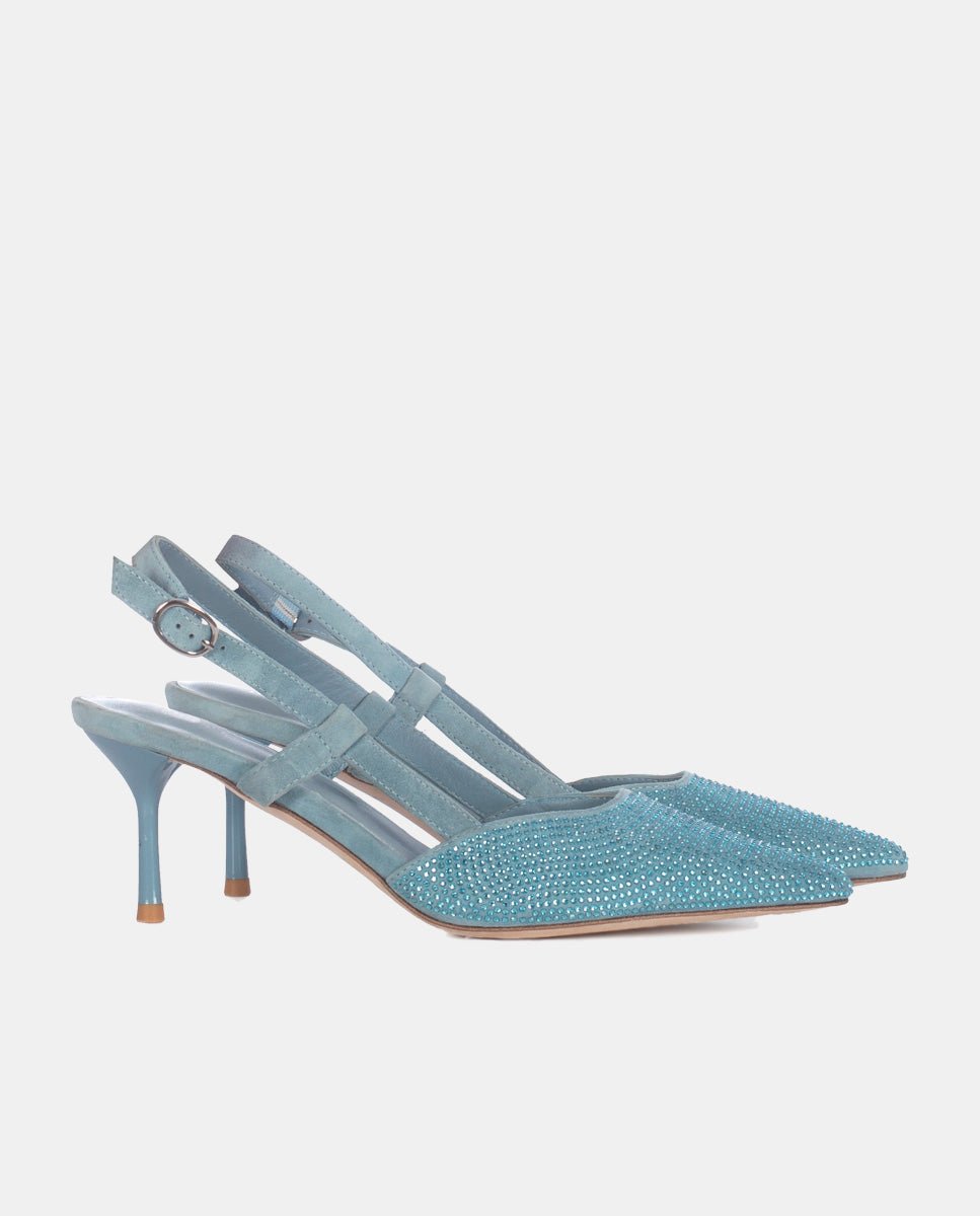 Stiletto de tacón Elle Blue - cuchy.es