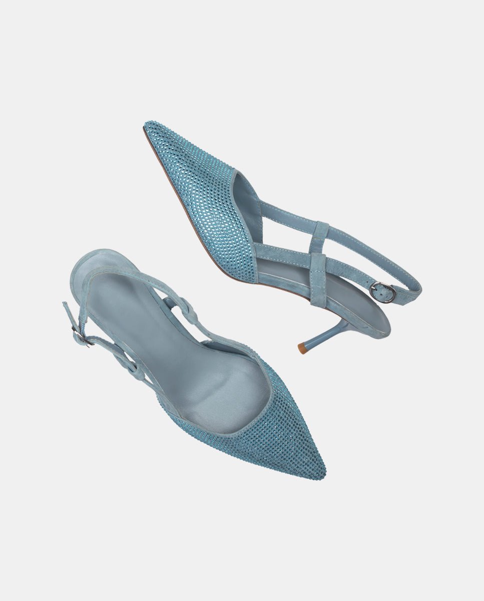 Stiletto de tacón Elle Blue - cuchy.es