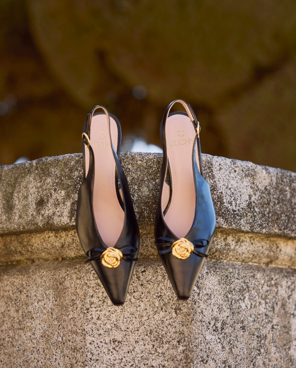 Amara Black High Heels