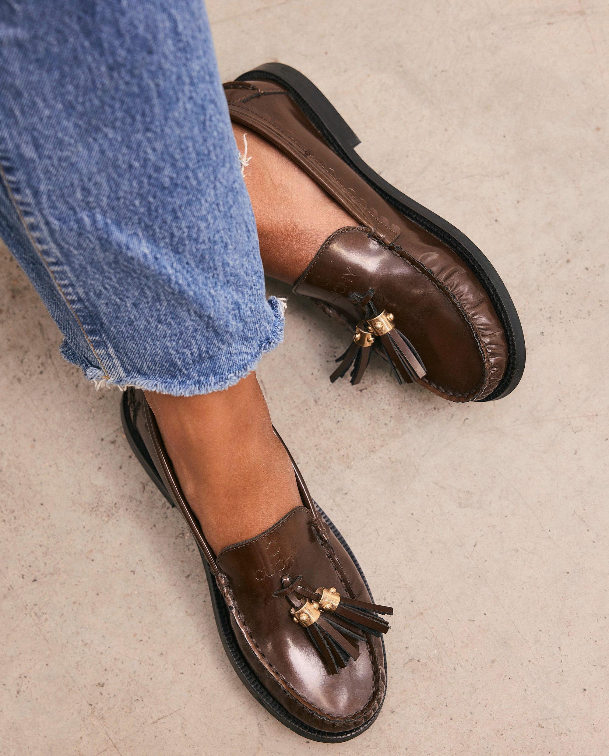 Jane Chocolate Loafers