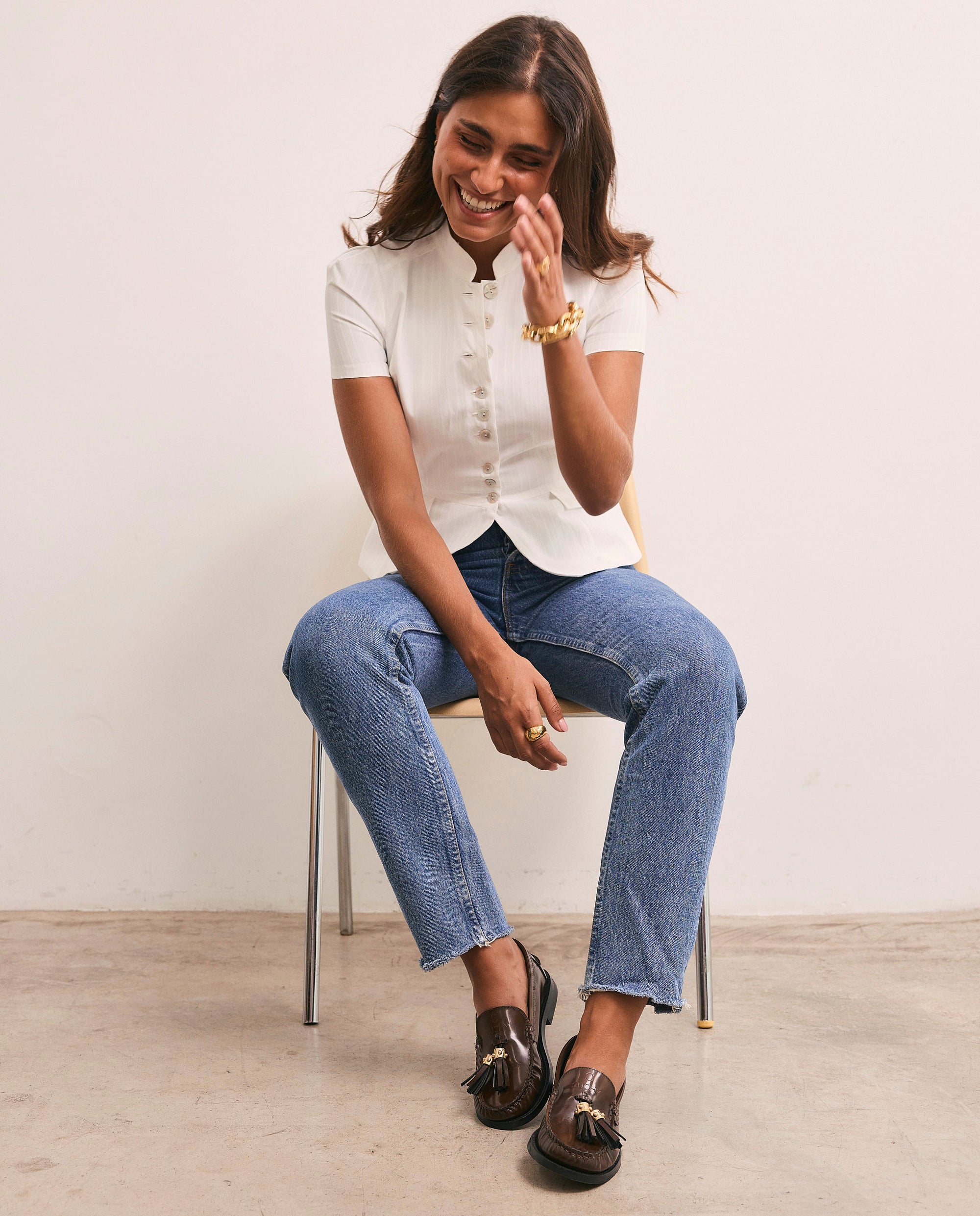 Jane Chocolate Loafers