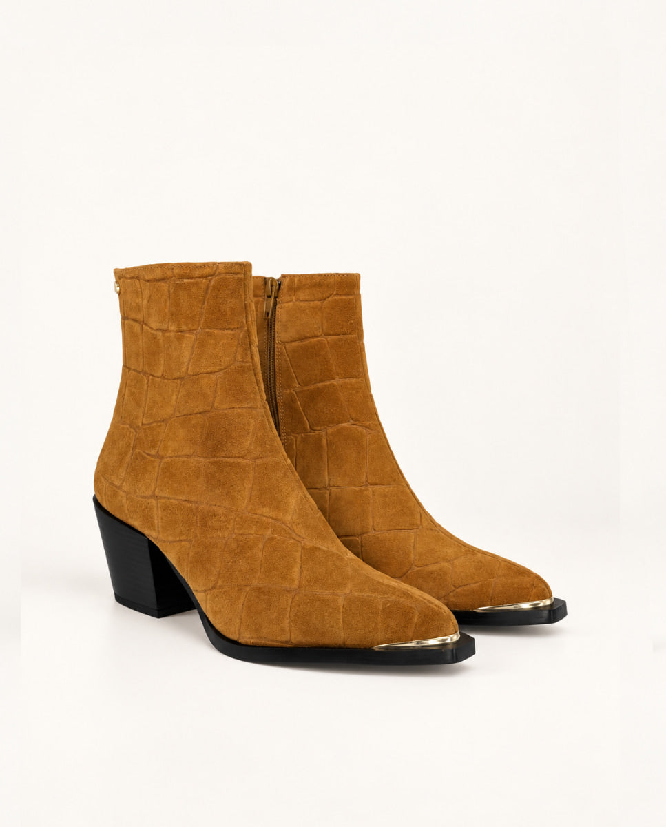 Botines Ania Camel