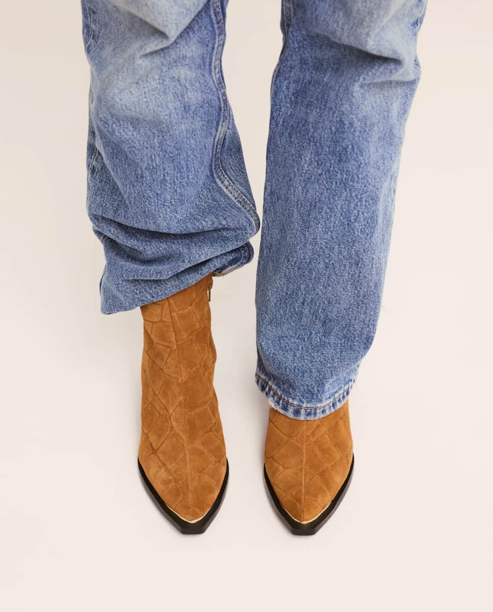 Botines Ania Camel