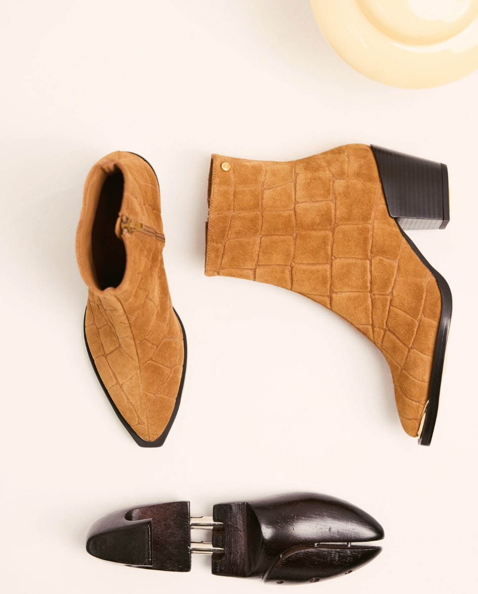 Botines Ania Camel