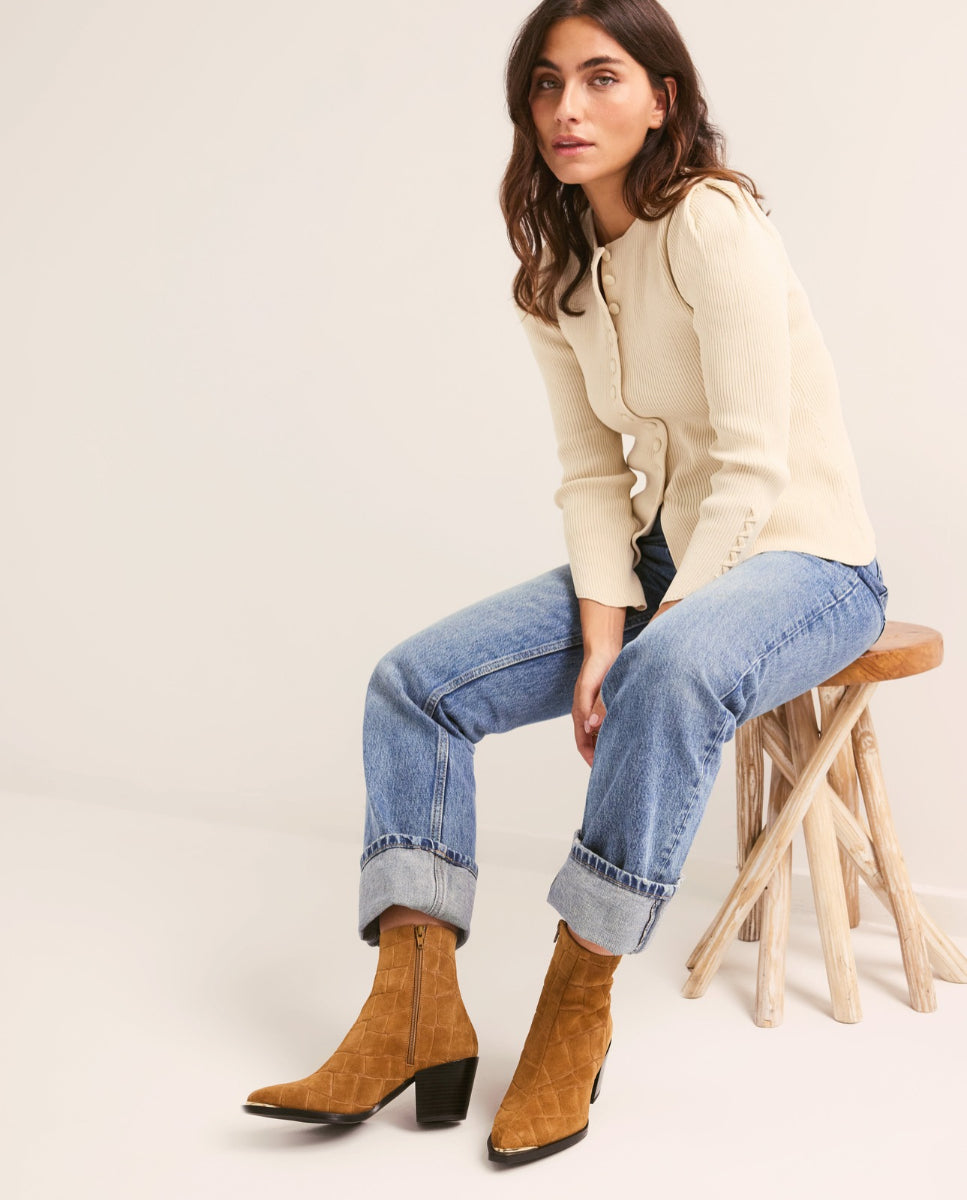 Botines Ania Camel