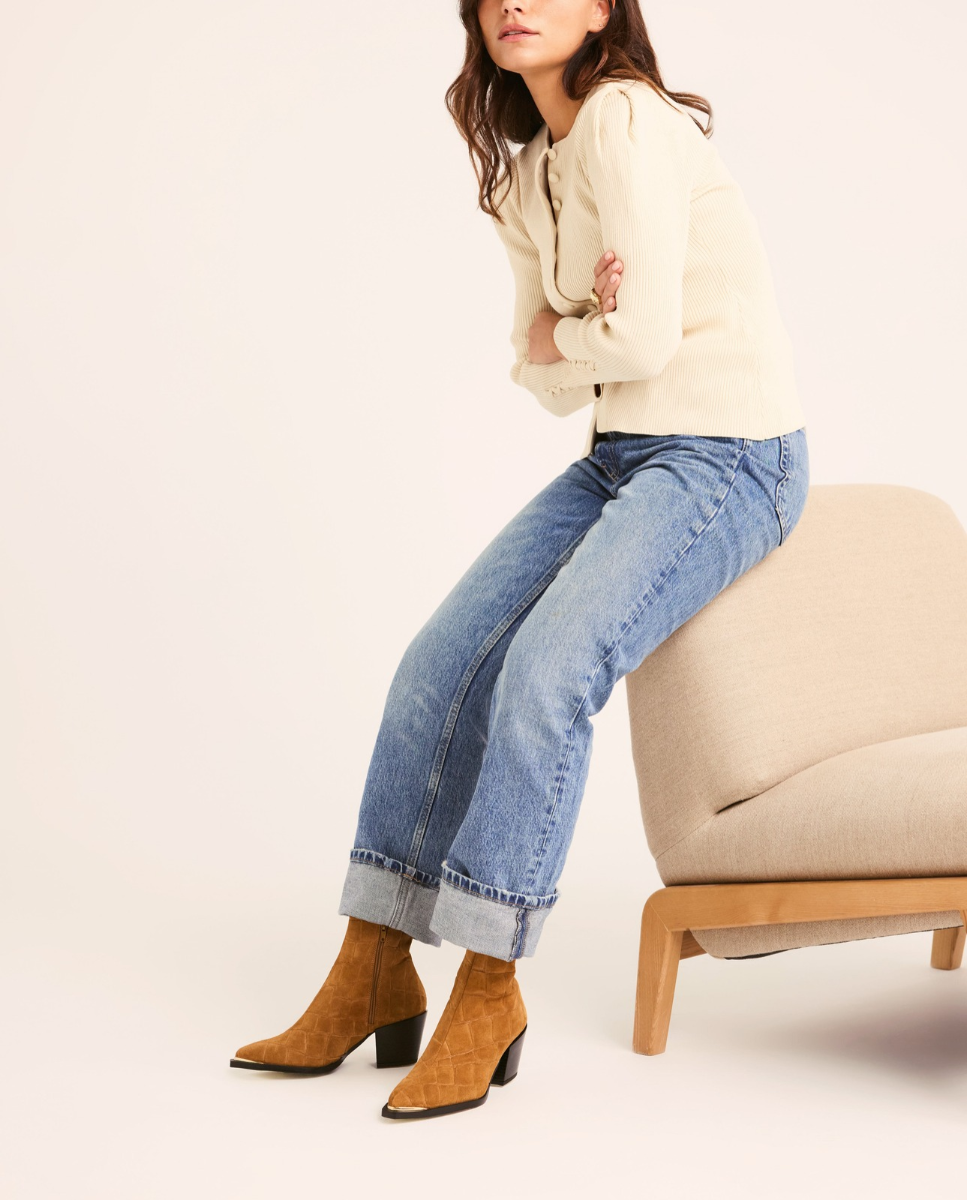 Botines Ania Camel