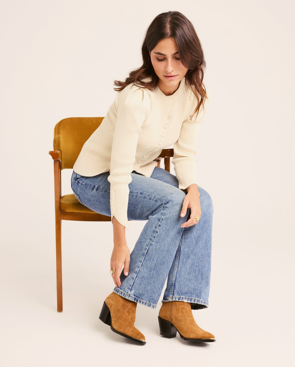 Botines Ania Camel