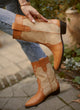 Western leather boot | Molly Toffee & Sand