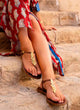 Greek leather sandals | Milos Choco