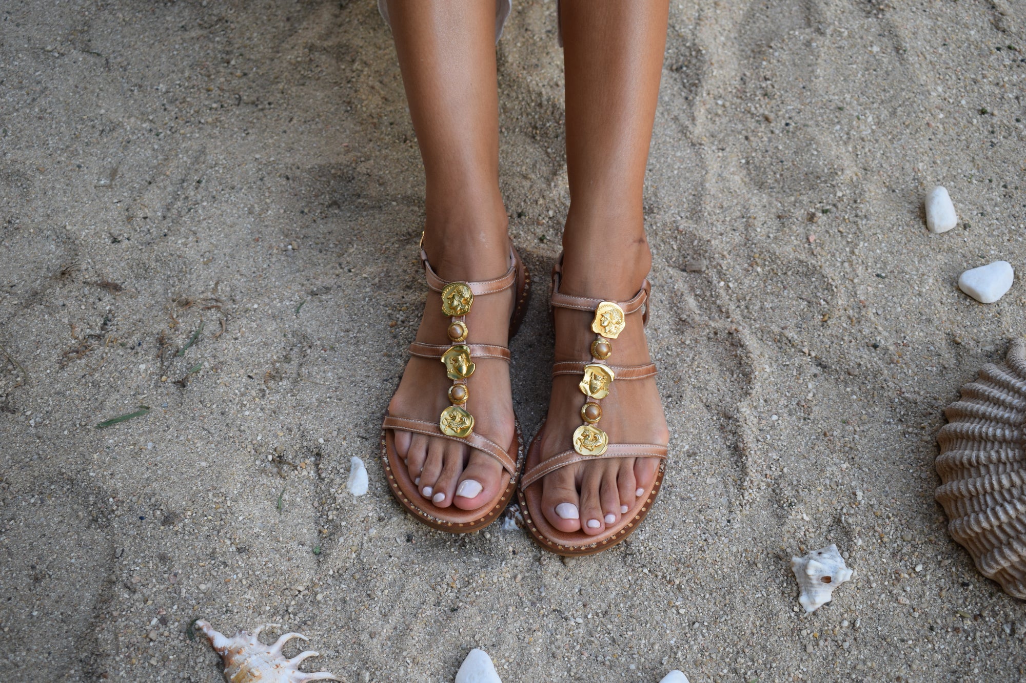 Calliope Natural Sandals
