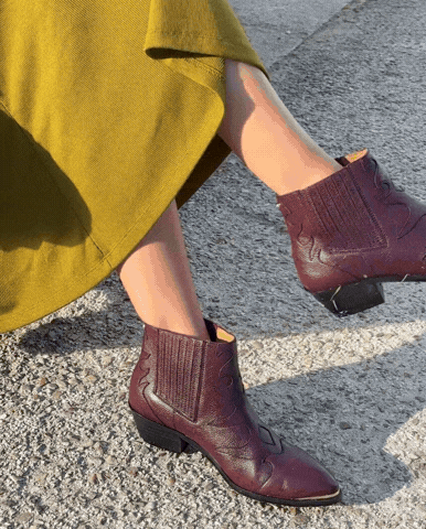 Botines Silvia Burdeos