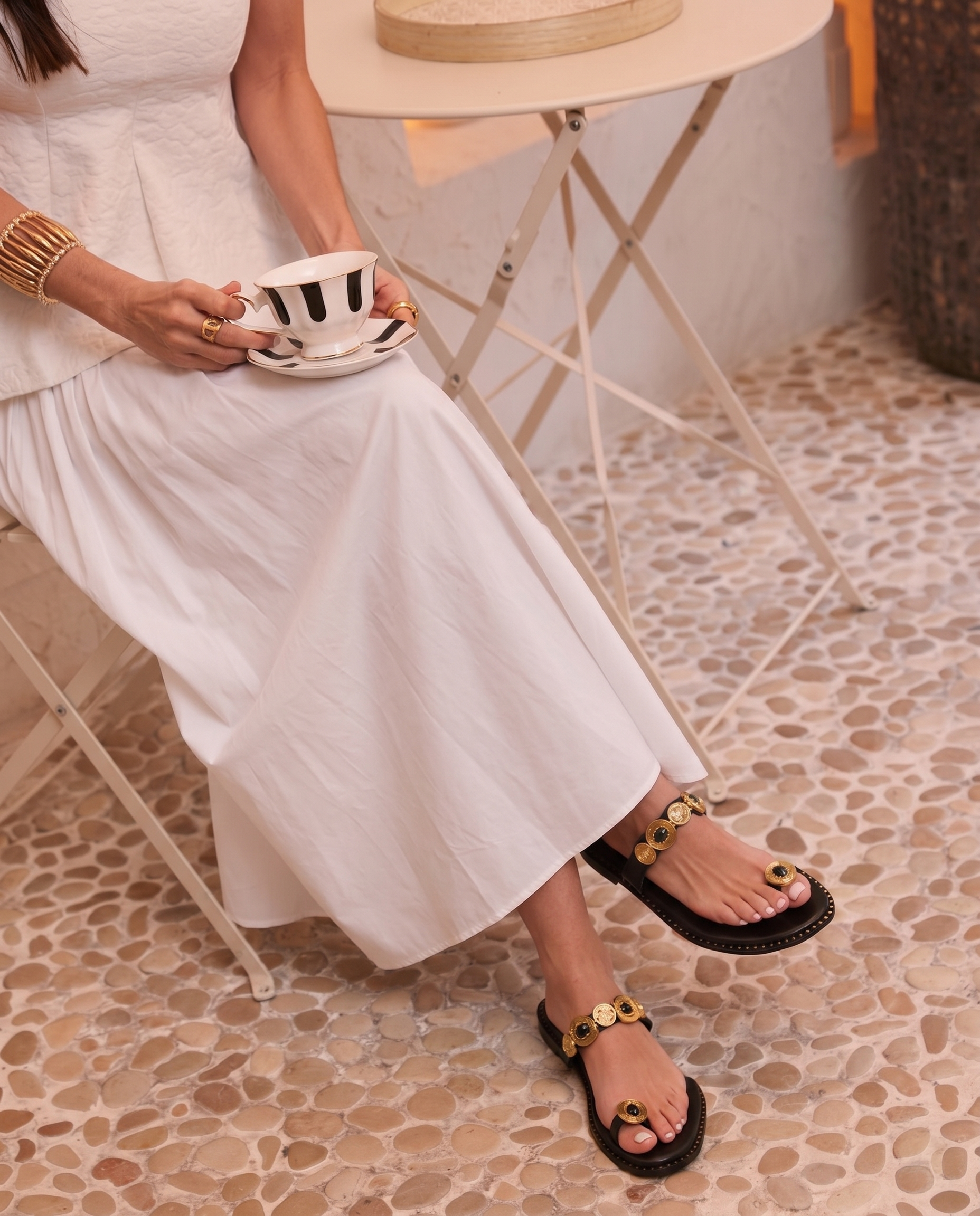 Astra Black Sandals