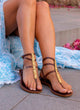 Sandalias griegas de piel | Hidra Choco