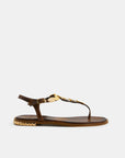 Greek leather sandals | Artemisia Choco