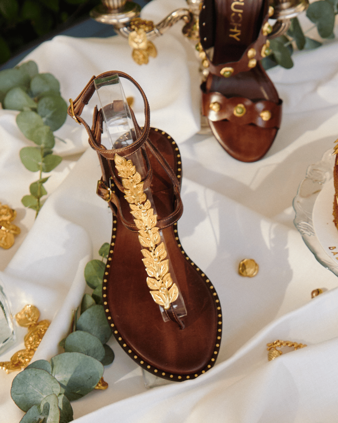 Atalanta Choco Sandals